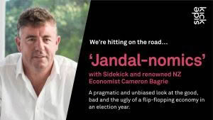Jandel-nomics with Cameron Bagrie. Sidekick Roadshow 2026