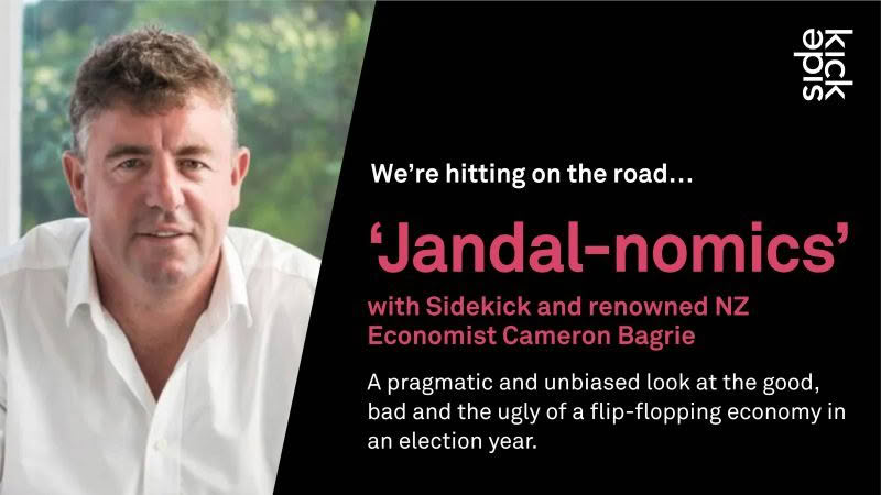 Jandel-nomics with Cameron Bagrie. Sidekick Roadshow 2026