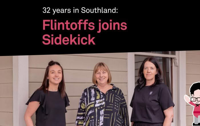 32 years in Southland: Flintoffs Chartered Accountants joins Sidekick